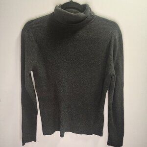 Eddie Bauer Grey Long Sleeve Shirt - Size L